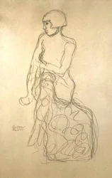 Half-Nude Facing Left